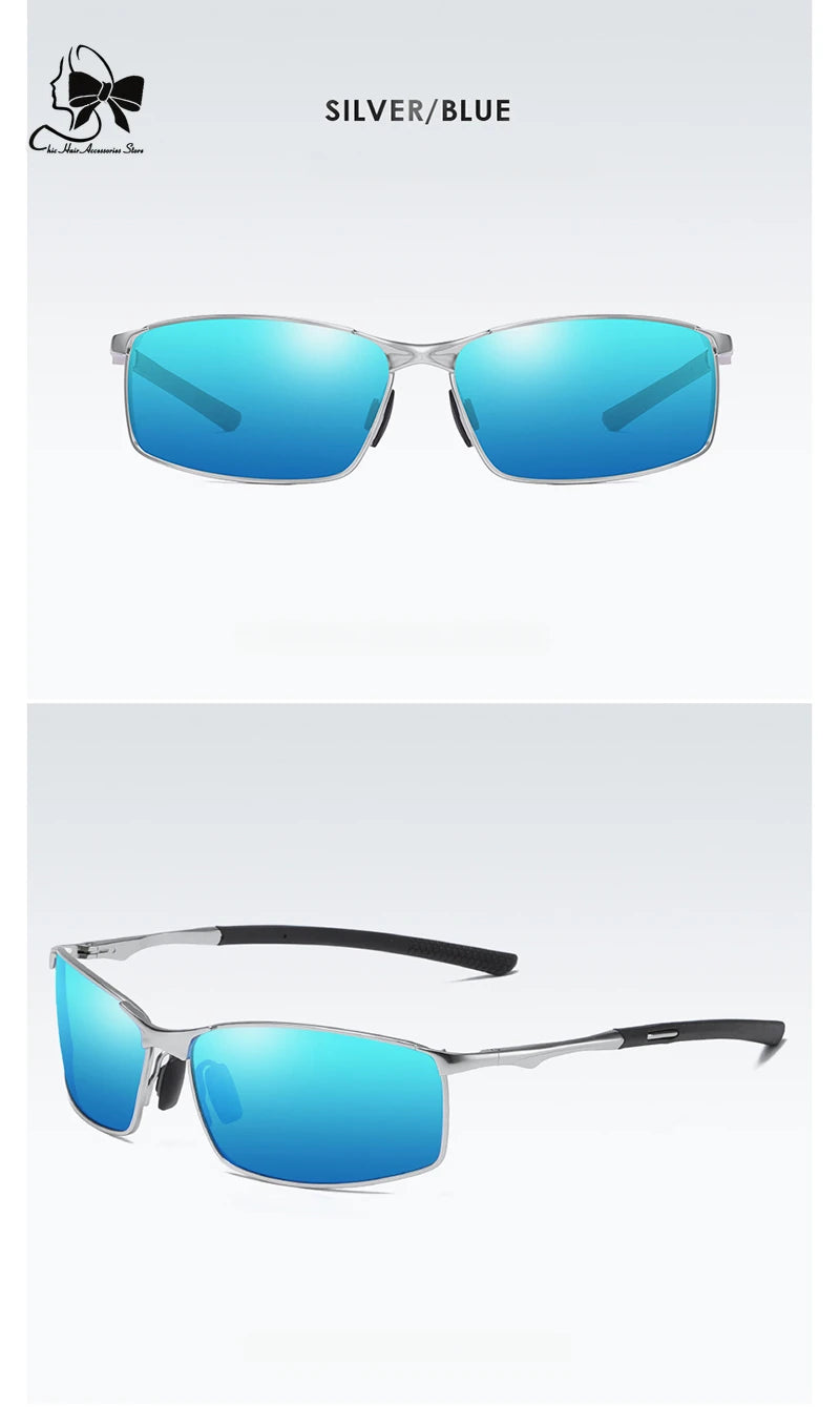 Echelon Polarized Metal Frame Sunglasses – UV400 Driving Optics