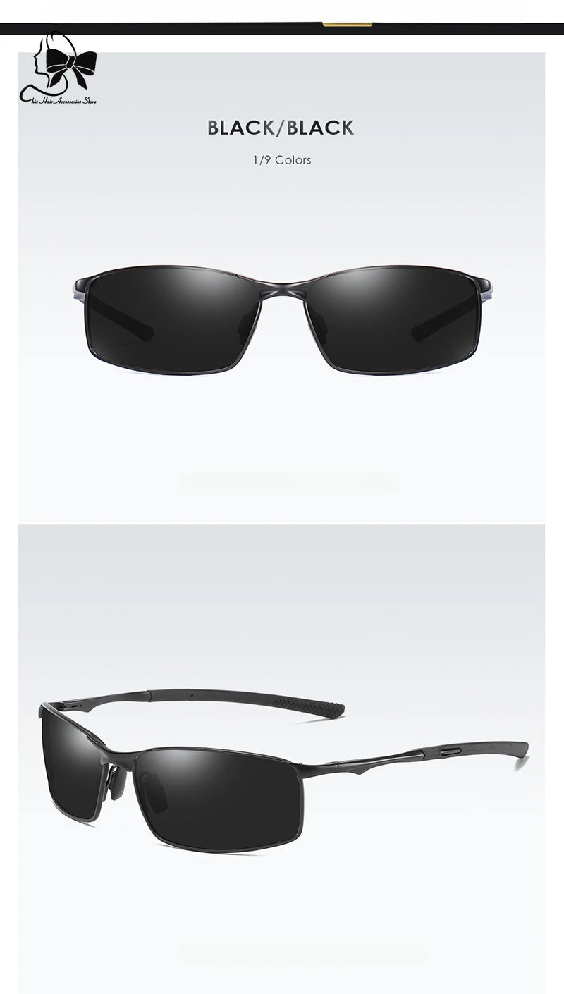 Echelon Polarized Metal Frame Sunglasses – UV400 Driving Optics