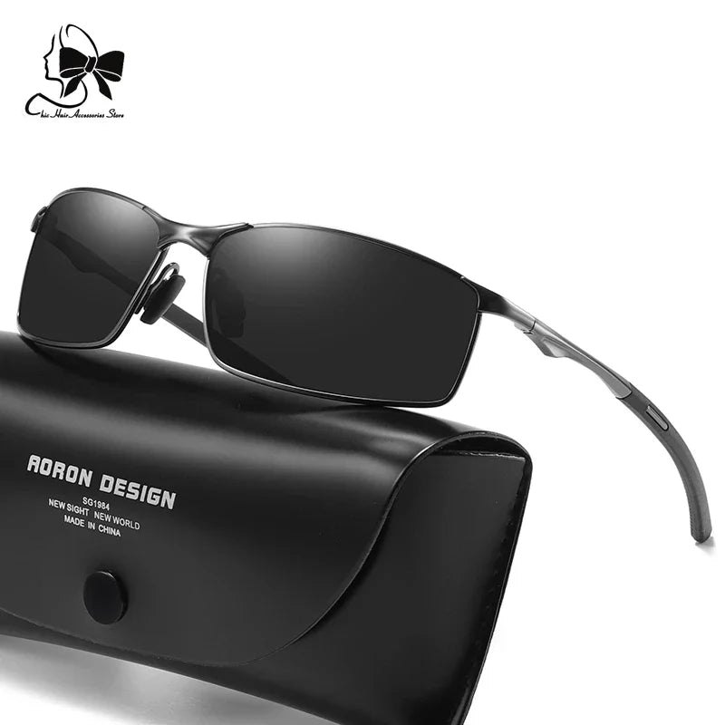 Echelon Polarized Metal Frame Sunglasses – UV400 Driving Optics