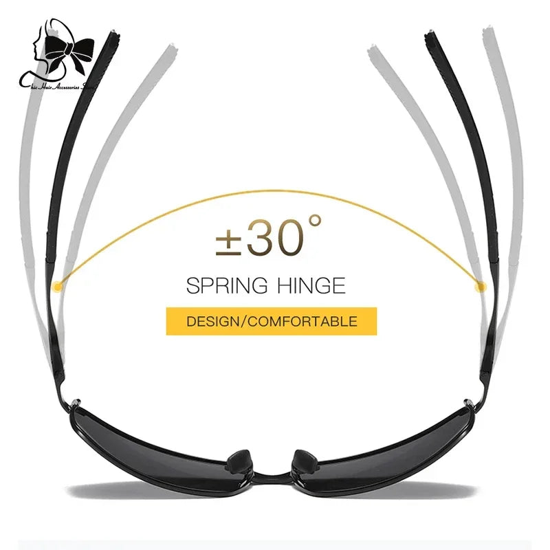 Echelon Polarized Metal Frame Sunglasses – UV400 Driving Optics