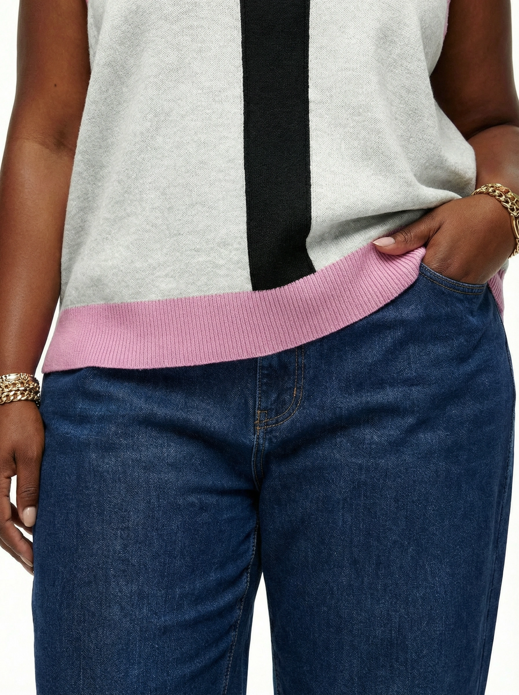 HOLY Knit V-neck vest