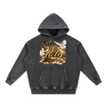 Snow Wash Fleece Oversize Hoodie