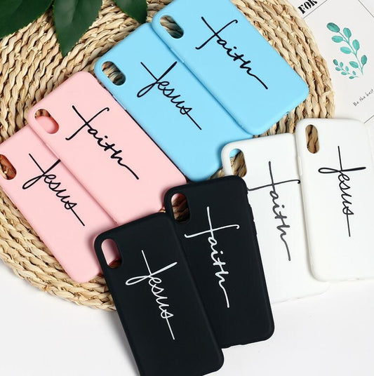 Faith Soft Silicone Phone Case Cover