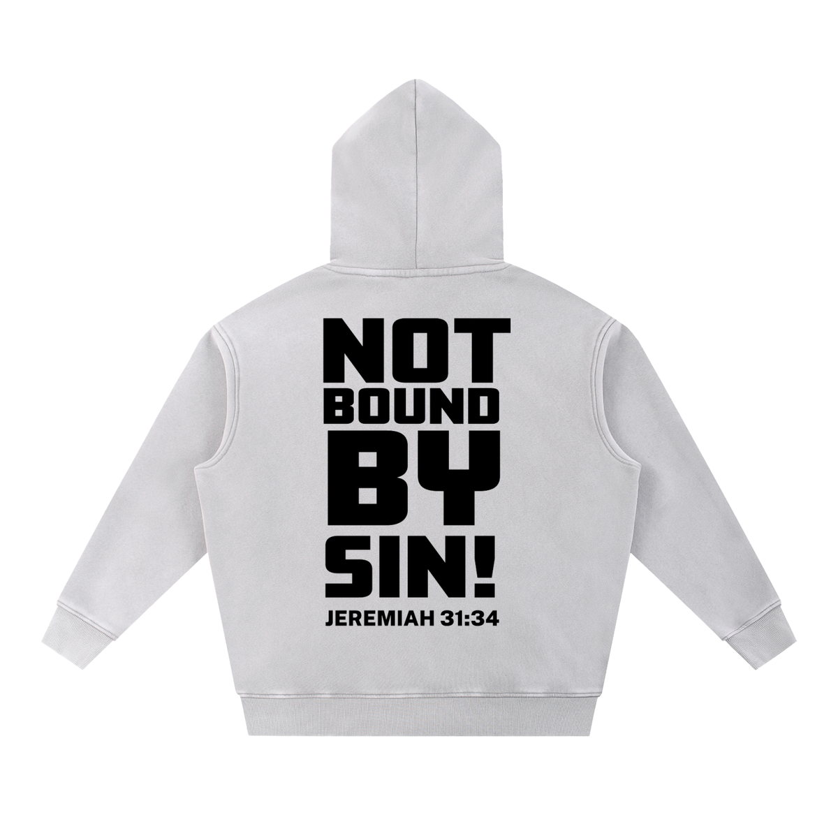 FORGIVEN Snow Wash Fleece Oversize Hoodie