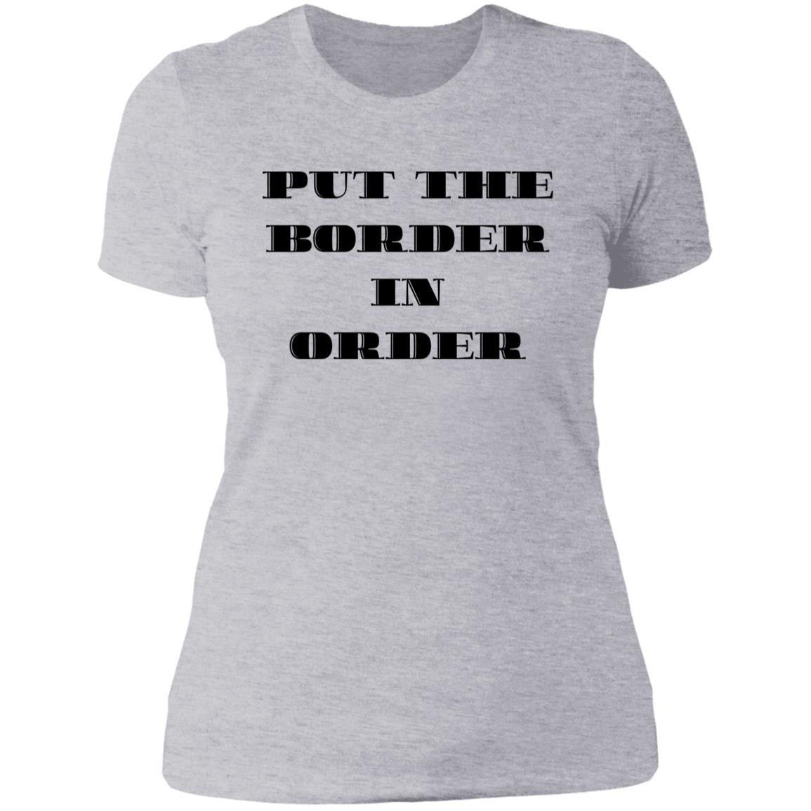 BORDER ON ORDER