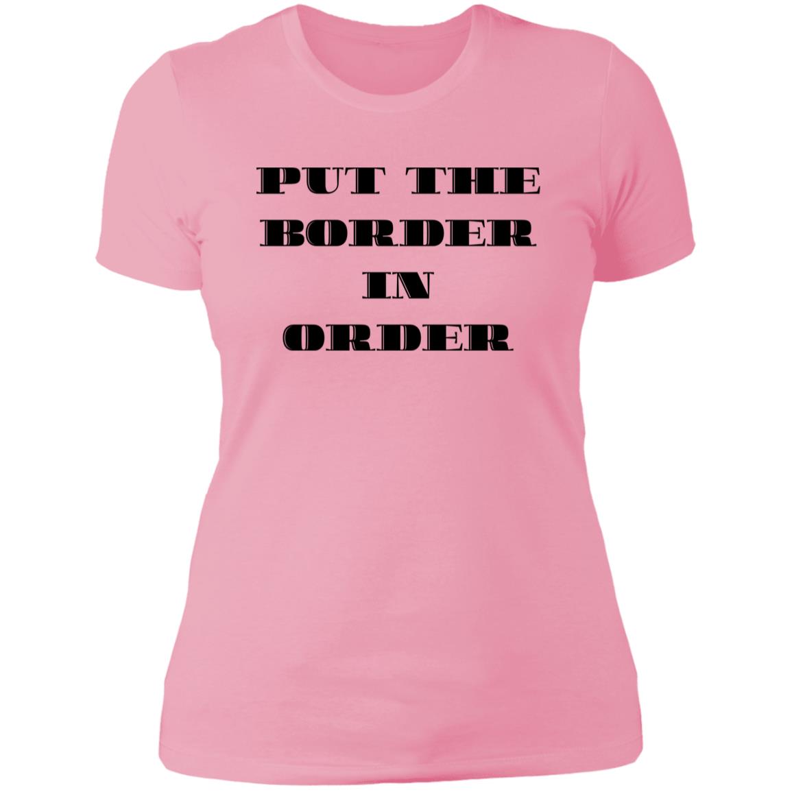 BORDER ON ORDER