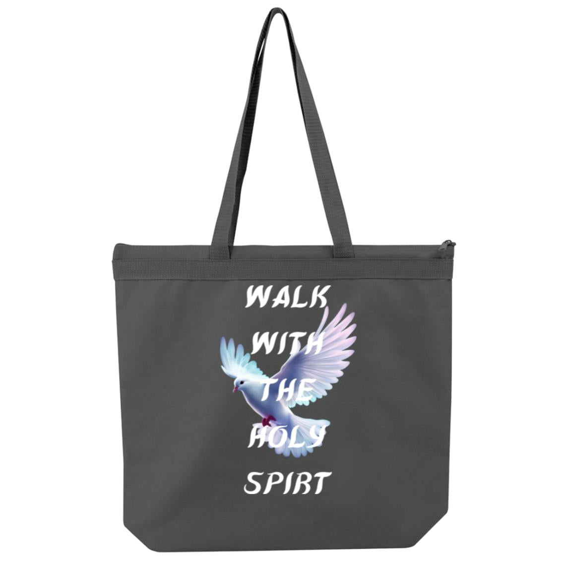 WALK WITH THE HOLY SPIRT tote bag