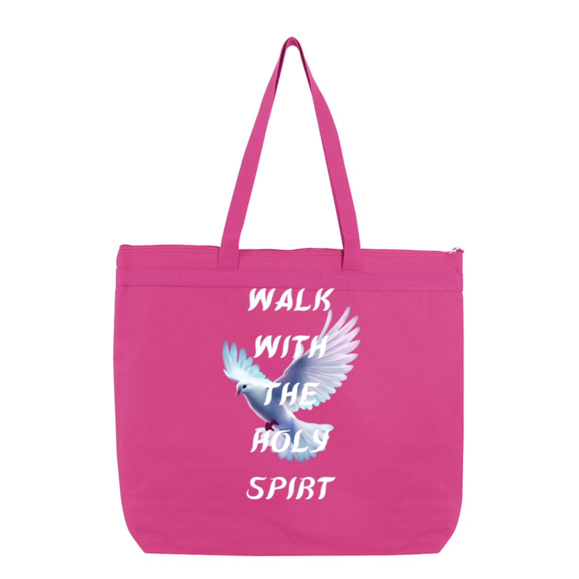 WALK WITH THE HOLY SPIRT tote bag