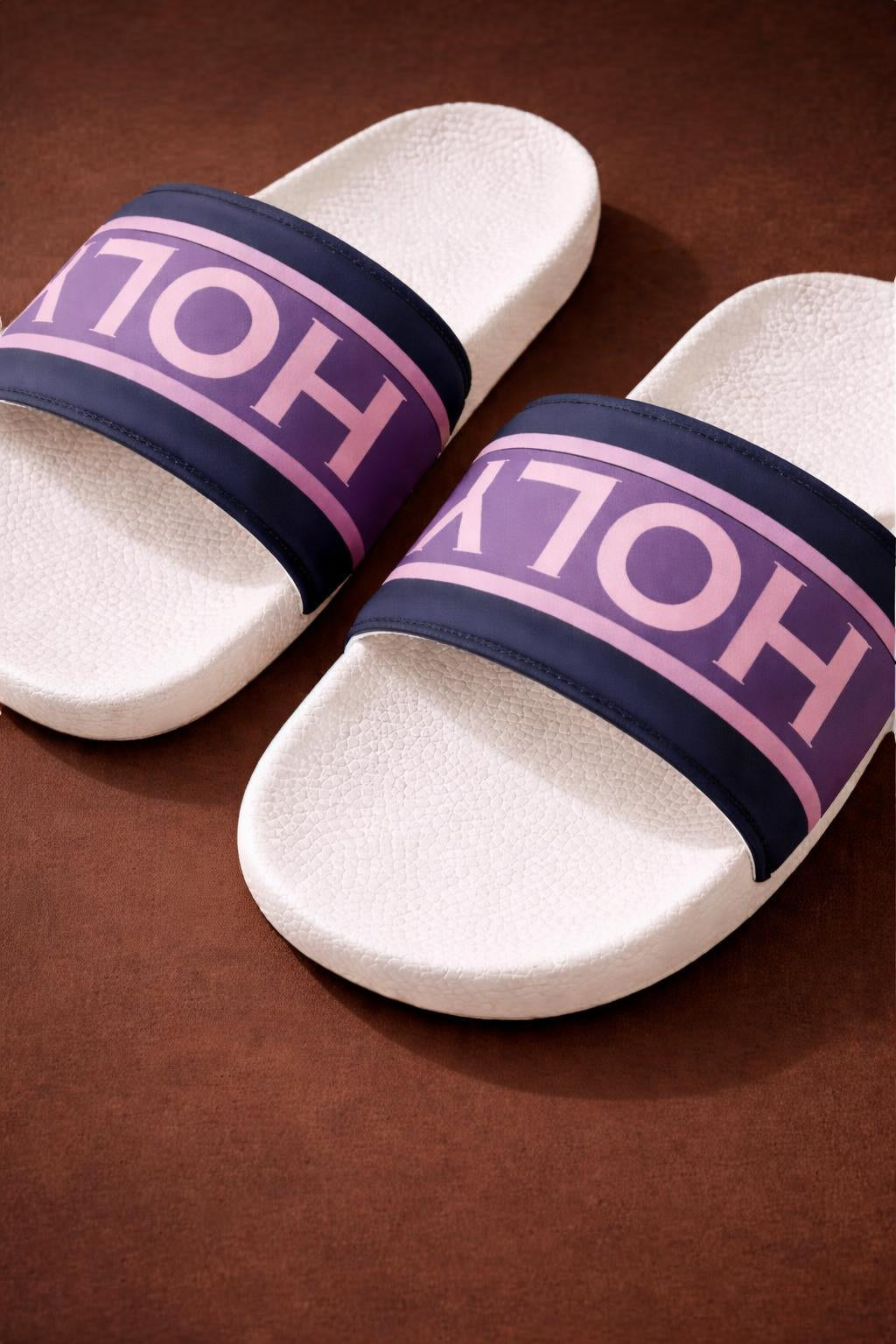 Detail shot of HOLY slides
