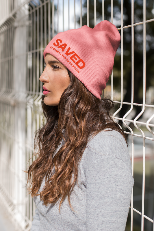 SAVED By Grace Cuffed Beanie